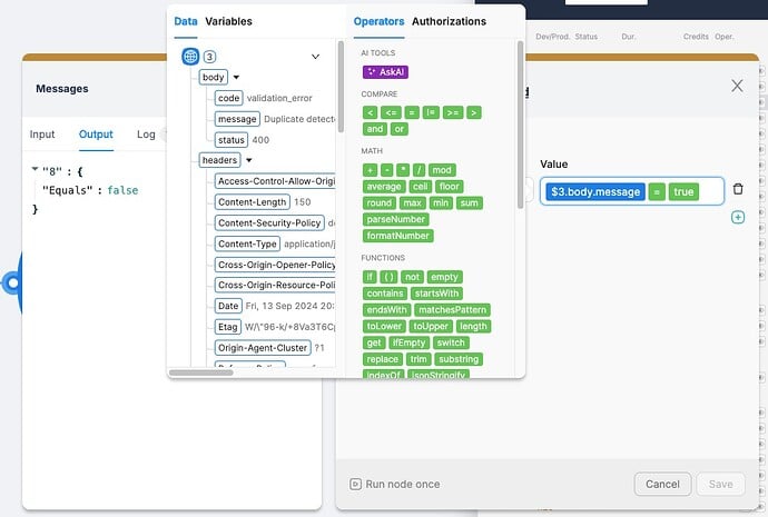 Teable - Create Many Rows Latenode 2024-09-13 at 2.16.30 PM